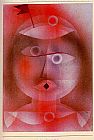 Paul Klee The Mask with the Little Flag painting